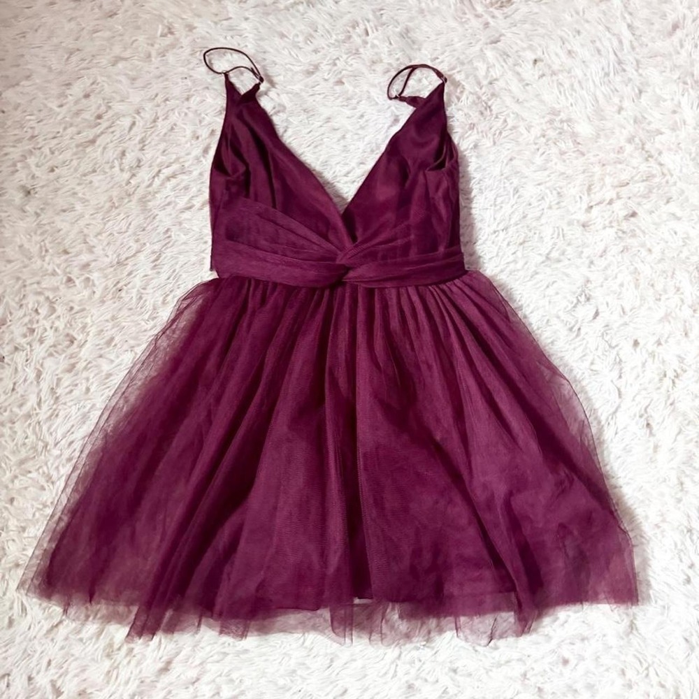 Whimsical Babydoll Delicate Fairy Feminine Flirty Fun HOCO Mini Dress Womens S